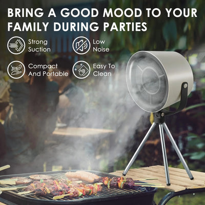 New USB Desktop Range Hoods Portable USB Powered Exhaust Fan Small Kitchen Hood Extractor Barbecue Large Suction Cooker Hood