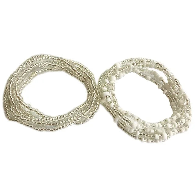 Bohemia Colorful Beaded Elasticity Waist Belly Chain for Women Girl 2023 Fashion Summer Beach Waistband Bikini Beads Jewelry