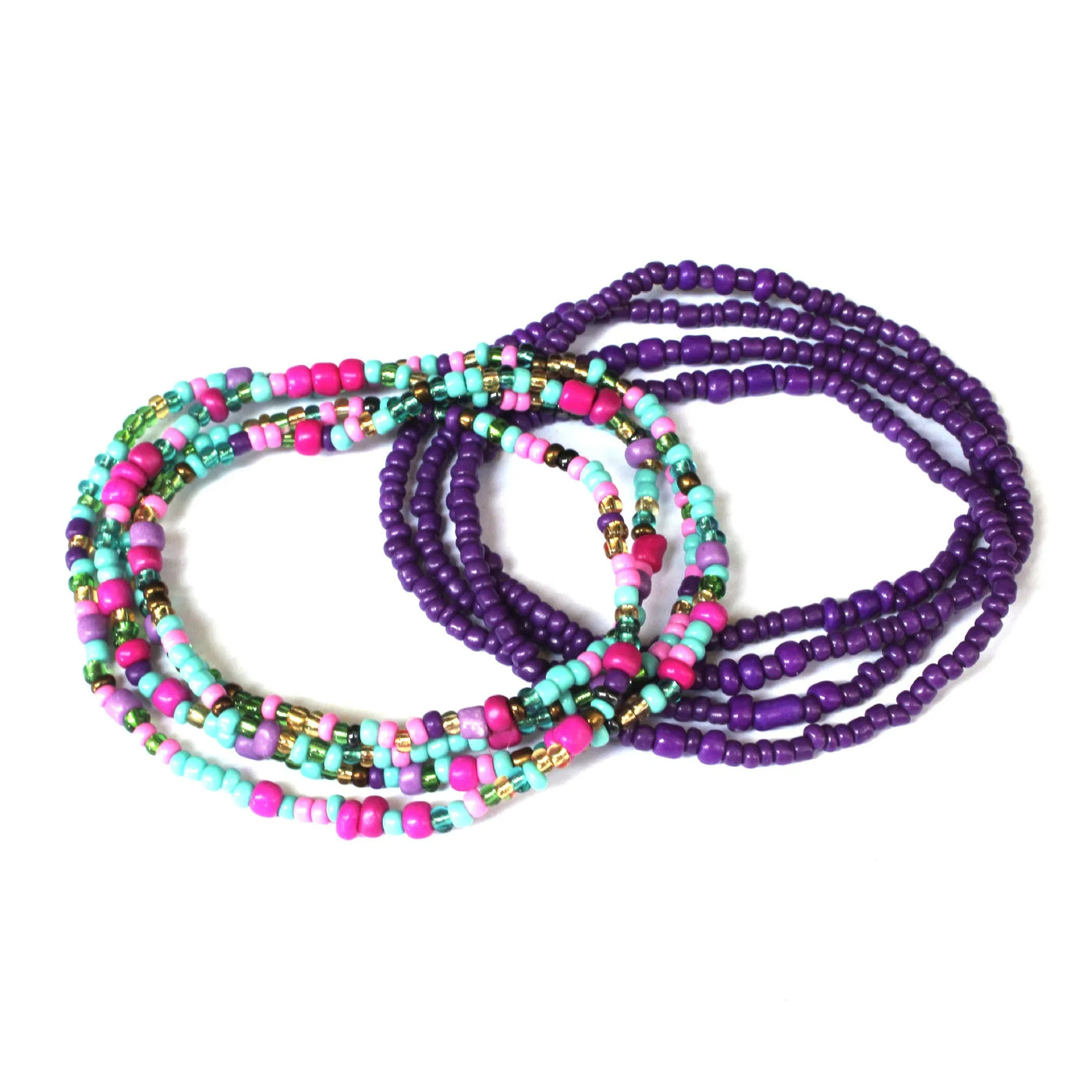 Bohemia Colorful Beaded Elasticity Waist Belly Chain for Women Girl 2023 Fashion Summer Beach Waistband Bikini Beads Jewelry