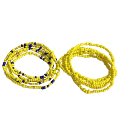 Bohemia Colorful Beaded Elasticity Waist Belly Chain for Women Girl 2023 Fashion Summer Beach Waistband Bikini Beads Jewelry