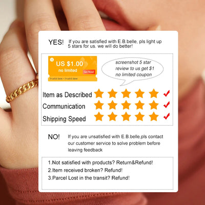 E.B.belle 12 Months Constellation CZ Birthstone Rings For Woman Gold Plated Stainless Steel Zodiac Birthday Gift Ring Jewelry