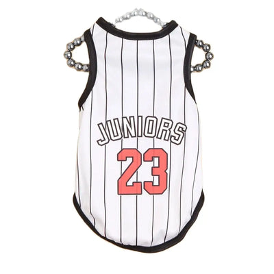 Pet clothes: dog and cat vest Light, breathable, comfortable, simple, generous, fresh and cute, suitable for all seasons