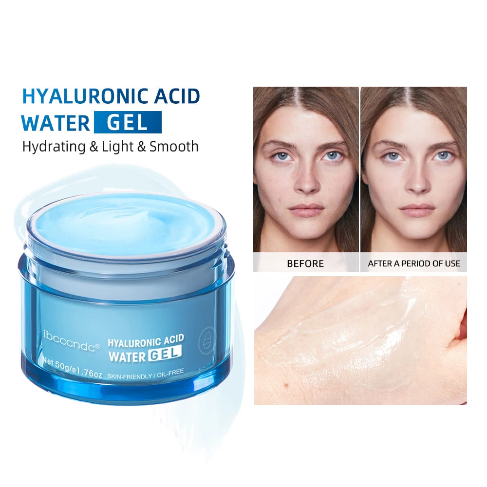Hydro Boost Face Moisturizer with Hyaluronic Acid for Dry Skin Oil-Free and Non-Comedogenic Water Gel Face Lotion