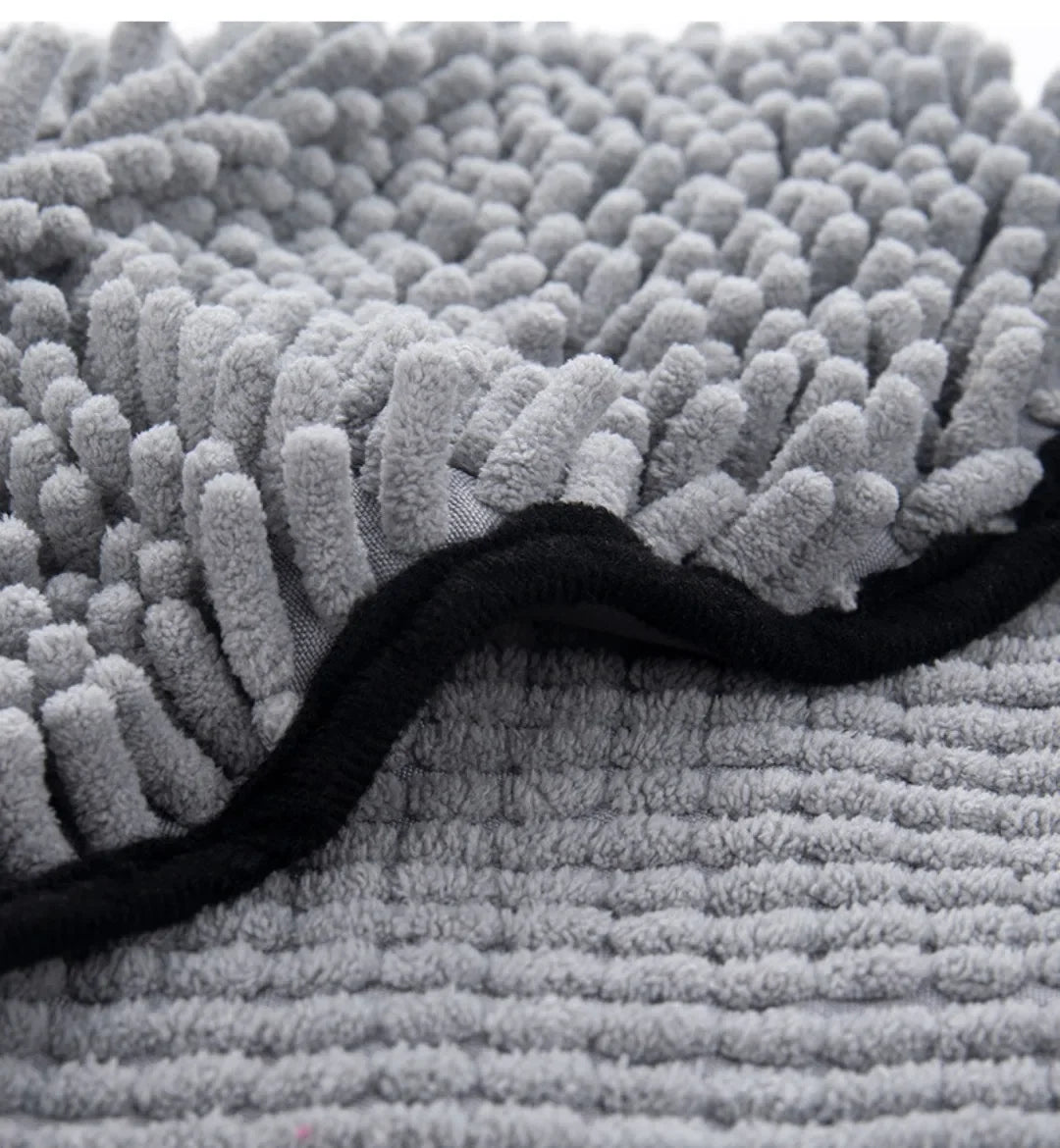 Super Absorbent Pet Bath Towel Quick-drying Cat Towels Convenient Soft Bath Robe Dry Pet Cleaning Washcloth Dog Accessories