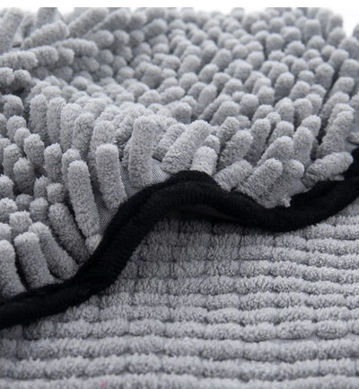Super Absorbent Pet Bath Towel Quick-drying Cat Towels Convenient Soft Bath Robe Dry Pet Cleaning Washcloth Dog Accessories
