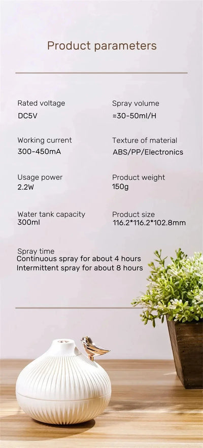 Humidifier Scented  Creative Onion Shape Can Do Night Light Quiet Sleep Desktop Office Air Conditioning Room Water Supply USB ﻿