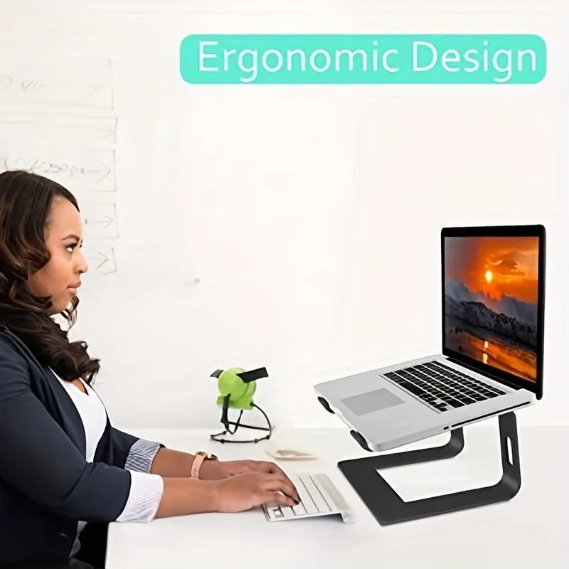 Vertical Laptop Stand Ergonomic Aluminum Laptop Computer Stand Laptop Riser Notebook Holder Stand Macbook Pro Support