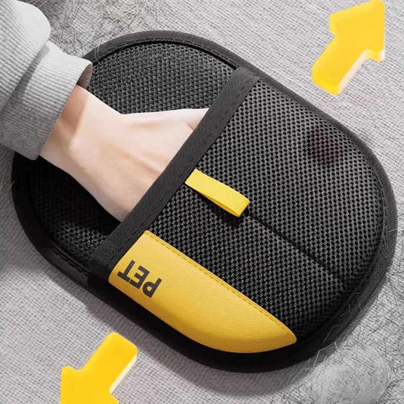 Upgraded Double Sided Grooming Glove Pet Dog Supplies Hair Remover Gloves Reusable Grooming Glove Grooming Equipment For Cats