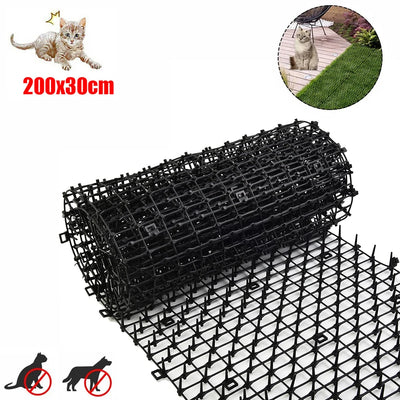 Cat Scat Mats Anti-cat Dog Repellent Mat Home Garden Tools Prickle Strip Keep Cat Away Safe Plastic Spike Thorn Net Pet Supplies
