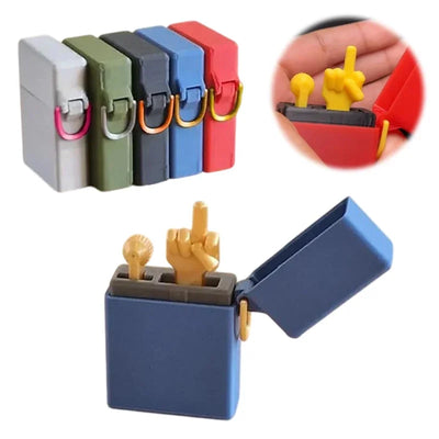Fun Gag Birthday Gift Accessories Desk Decoration Surprise Gift Box Toys Middle Finger In The Box Supplies Crafts Decor Figurine
