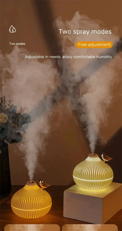 Humidifier Scented  Creative Onion Shape Can Do Night Light Quiet Sleep Desktop Office Air Conditioning Room Water Supply USB ﻿