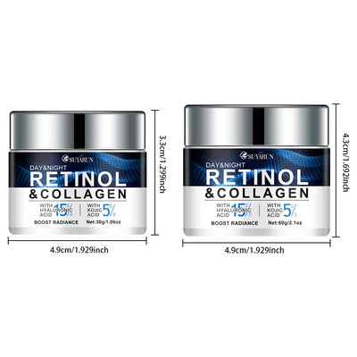 15% hyaluronic acid and 5% kojic acid moisturizer, rich in glycerin and retinol, tender, brighten, firm and improve rough skin