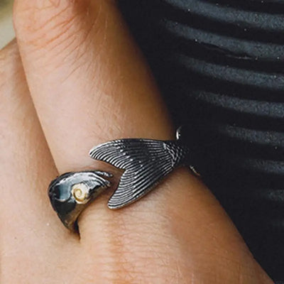 2025 New Elegant Fish Shaped Adjustable Rings for Everyday Wear or Parties Supplies