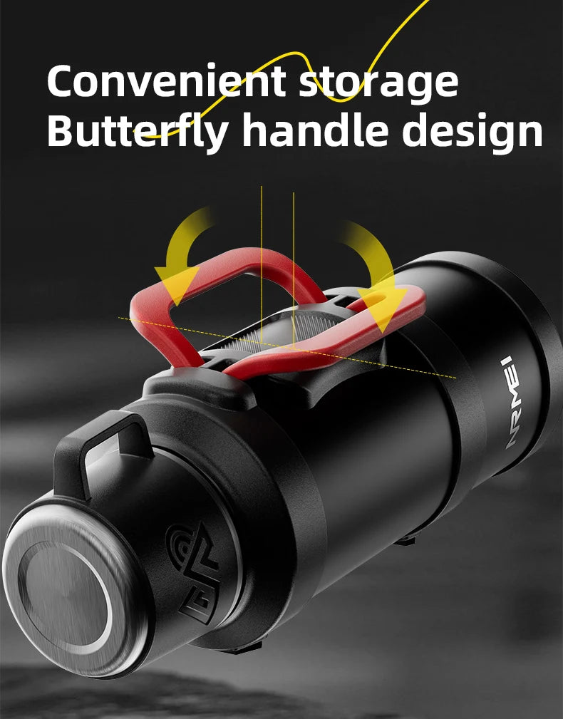 Stainless Steel Insulated Water Bottle with Handle Outdoor Portable Large Capacity Thermos Bottle,Keep Hot and Cold for 72H