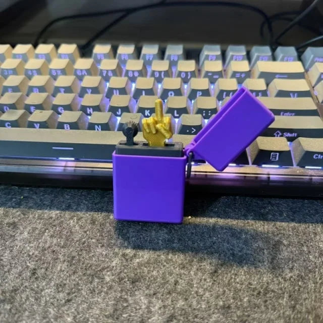 Fun Gag Birthday Gift Accessories Desk Decoration Surprise Gift Box Toys Middle Finger In The Box Supplies Crafts Decor Figurine