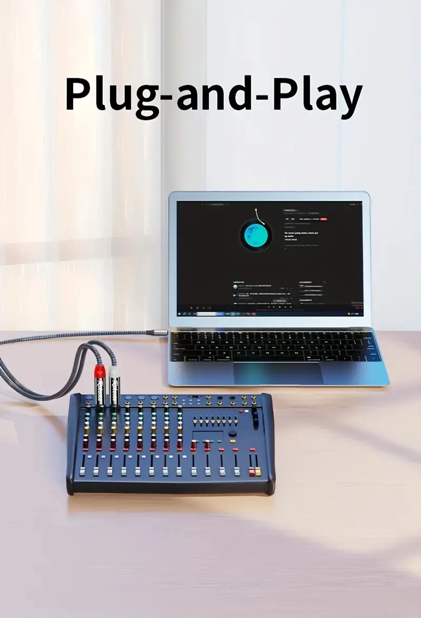 USB Type-C To Dual 6.35mm Jack 1/4 Audio Cable Y Insert Cable Splitter for iPad Laptop Mobile Phone Tablet To Speaker Mixer bass