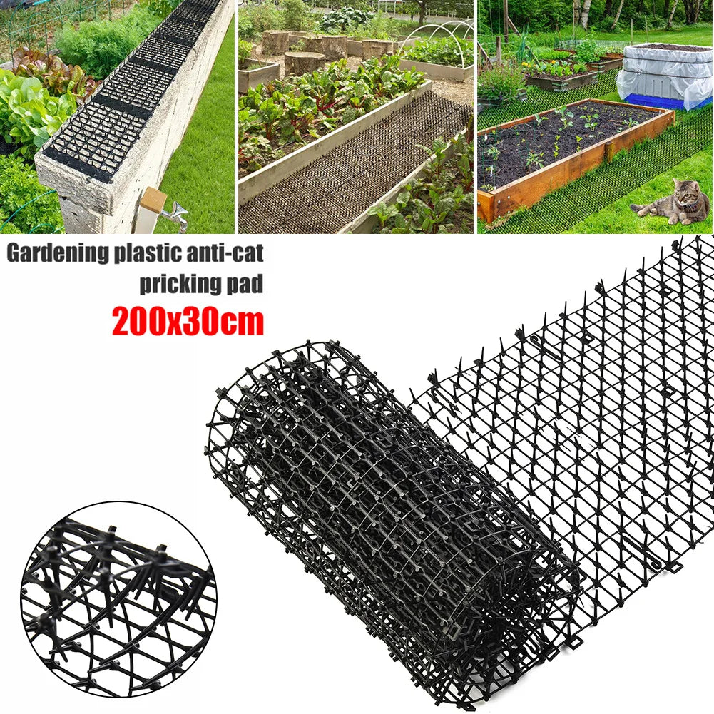 Cat Scat Mats Anti-cat Dog Repellent Mat Home Garden Tools Prickle Strip Keep Cat Away Safe Plastic Spike Thorn Net Pet Supplies
