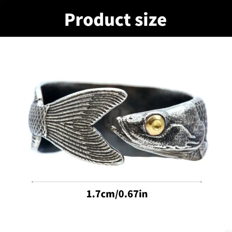 2025 New Elegant Fish Shaped Adjustable Rings for Everyday Wear or Parties Supplies