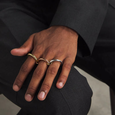 Dainty Stackable Rings for Women Luxury CZ Zircon Shiny Round Circle Ring Paper Clip Simple Combination Jewelry Gifts Wholesale