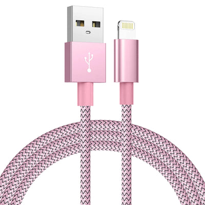 2.4A USB Cable For iPhone 13 12 11 14 Pro Max XR X XS Max 6S 6 7 8 Plus iPad iPhone Charger Fast Charging Cord Data Charger Wire