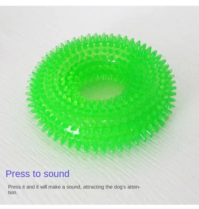 Dog toy sound balls are suitable for pets to resist biting, squeezing, chewing, gripping, and grinding their teeth