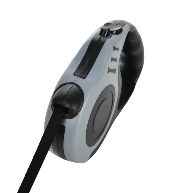 Retractable Dog Leash - 5m Automatic Strong Nylon Lead For Small/Medium Dogs & Cats, Durable Pet Traction Rope Supplies