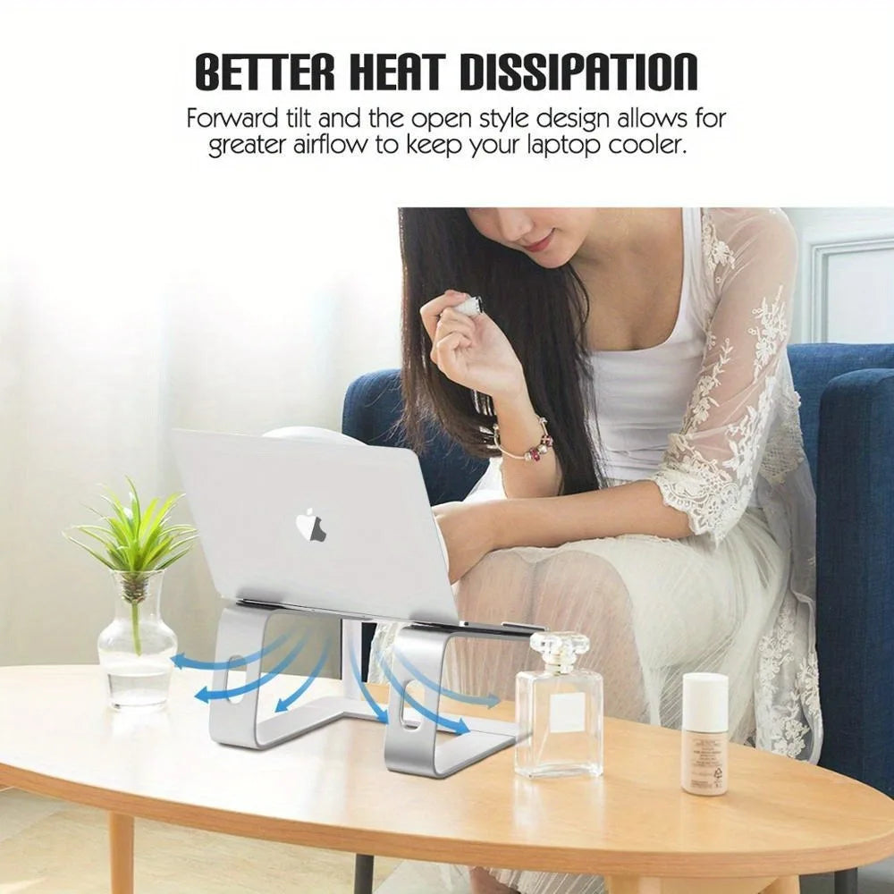 Vertical Laptop Stand Ergonomic Aluminum Laptop Computer Stand Laptop Riser Notebook Holder Stand Macbook Pro Support