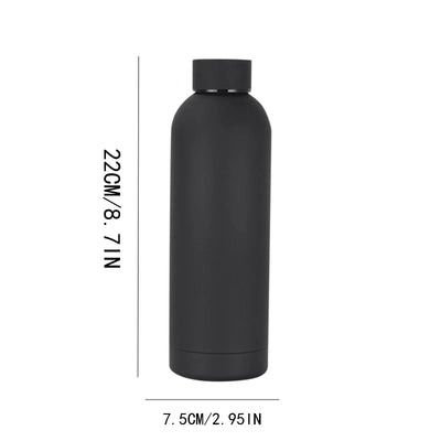 500ml Stainless Steel Small Mouth Insulated Cup Portable Outdoor Sports Water Bottle