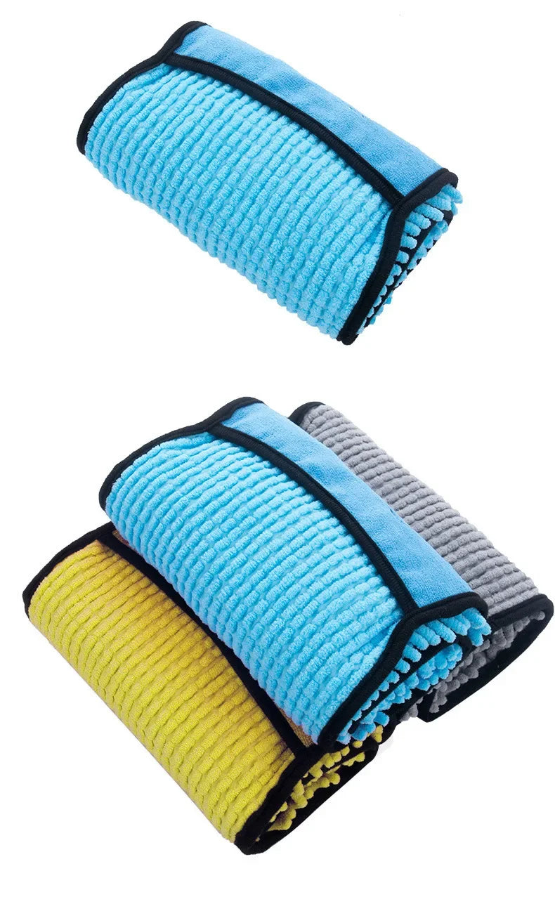 Super Absorbent Pet Bath Towel Quick-drying Cat Towels Convenient Soft Bath Robe Dry Pet Cleaning Washcloth Dog Accessories