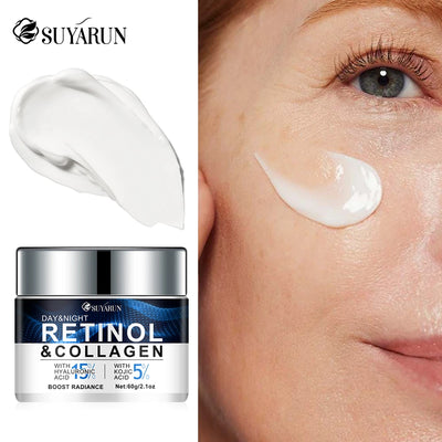 15% hyaluronic acid and 5% kojic acid moisturizer, rich in glycerin and retinol, tender, brighten, firm and improve rough skin