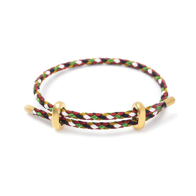 BenS High quality Wire Rope Bangle For Women Colorful Handmade DIY Men Bracelets Adjustable rope Bracelet Jewelry wholesale B13