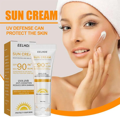Whitening Sunscreen SPF90+ UV Protection Sun Screen Lsolation Moisturizing Brightening Face Body Arms Thighs Sunblock Skin Care