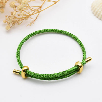 BenS High quality Wire Rope Bangle For Women Colorful Handmade DIY Men Bracelets Adjustable rope Bracelet Jewelry wholesale B13