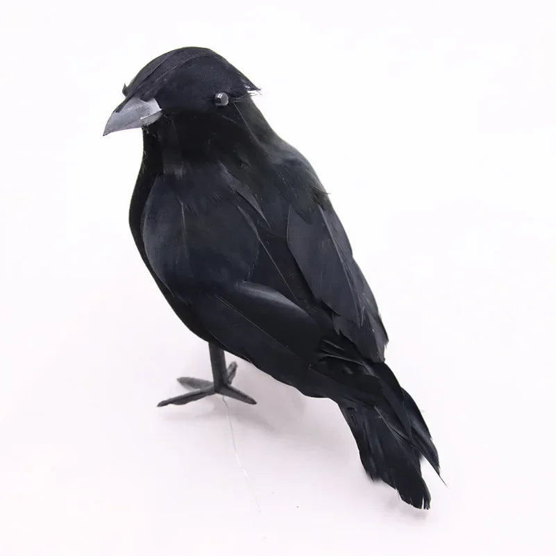 Halloween Decoracion Simulation Black Crow Raven Bird Repellent Pest Control Pigeon Repellent Garden Decoration Outdoor