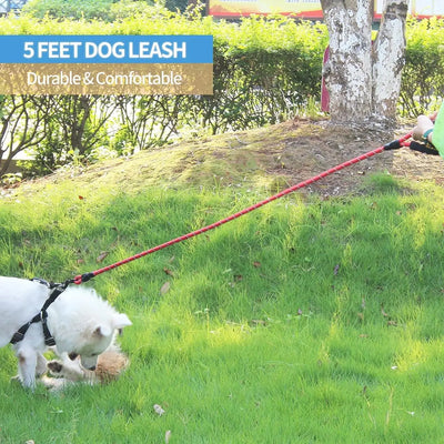 Dog leash, reflective at night, hand tight, suitable for large, medium, and small pet dogs