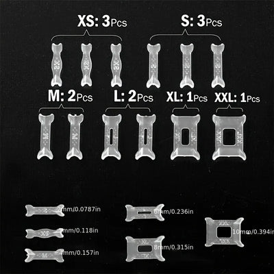 12 Rings/ Set, Adjustable Pad, Ring Size Adjuster, Fixed Loose Ring Size, Ring Reduction Pad, Essential for Wedding Rings