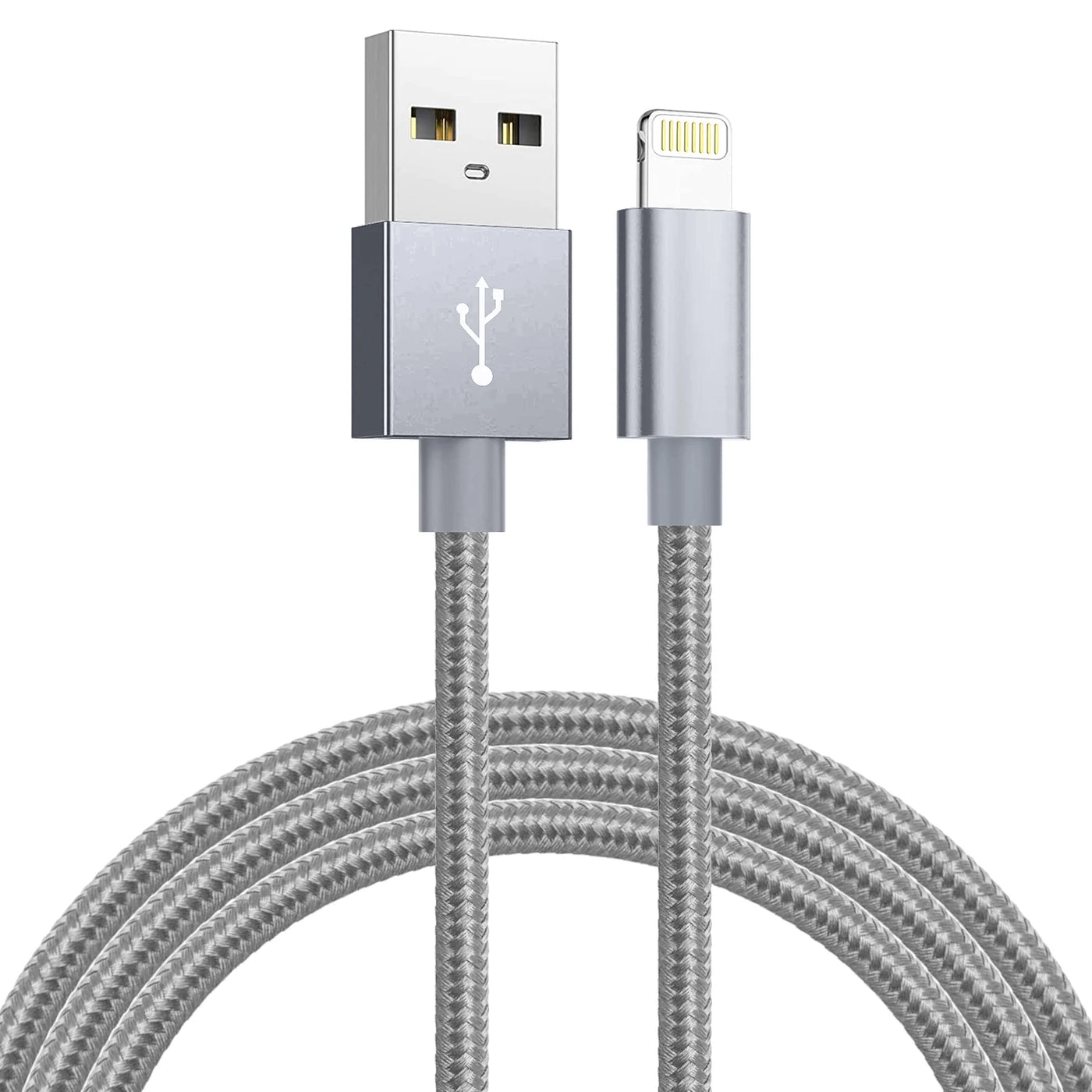 2.4A USB Cable For iPhone 13 12 11 14 Pro Max XR X XS Max 6S 6 7 8 Plus iPad iPhone Charger Fast Charging Cord Data Charger Wire