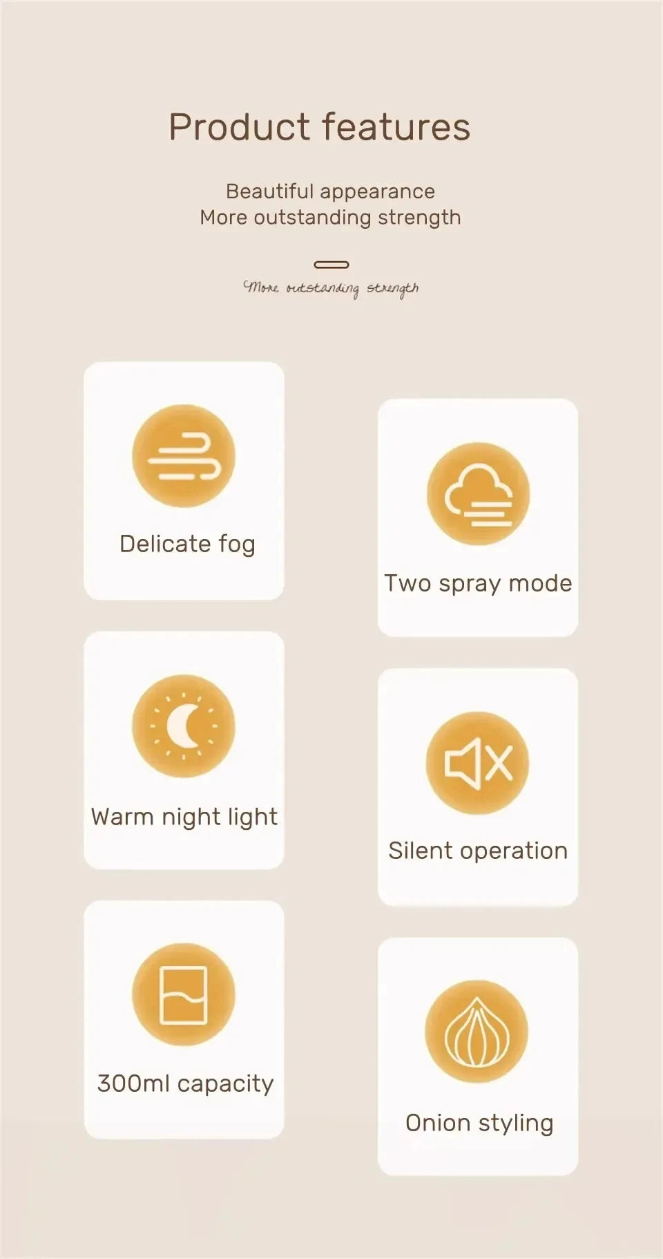 Humidifier Scented  Creative Onion Shape Can Do Night Light Quiet Sleep Desktop Office Air Conditioning Room Water Supply USB ﻿