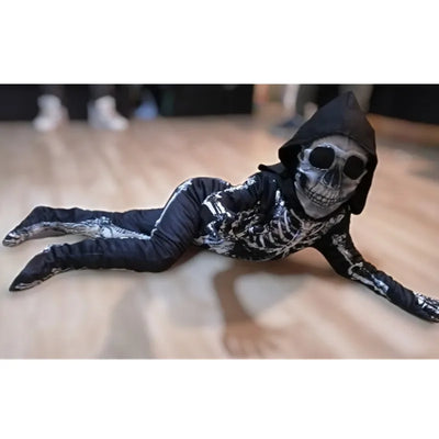 Halloween Skull Costume Children's Terror Dress Up Hooded Game Cosplay Holiday Gift Costume