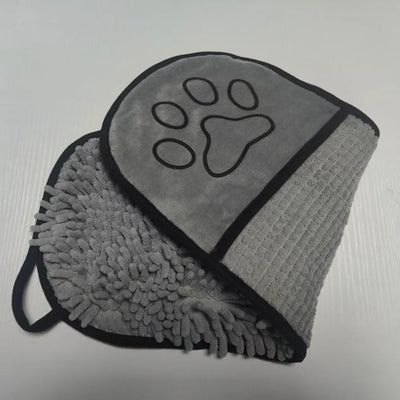 Super Absorbent Pet Bath Towel Quick-drying Cat Towels Convenient Soft Bath Robe Dry Pet Cleaning Washcloth Dog Accessories