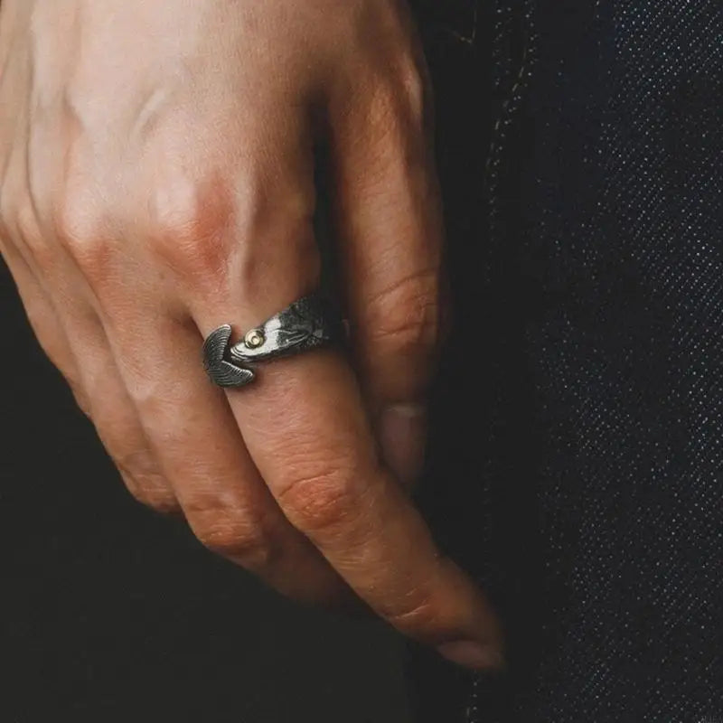 2025 New Elegant Fish Shaped Adjustable Rings for Everyday Wear or Parties Supplies