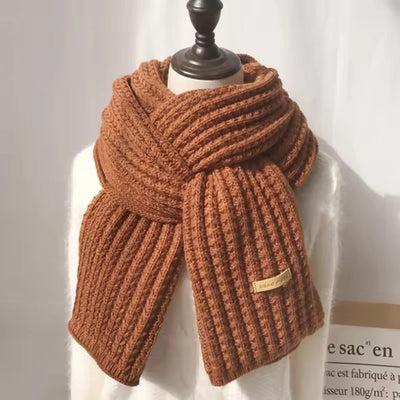 Winter Scarf Women Mens Thick Cable Knit Wrap Chunky Long Warm Scarf for Travel Office Warm Cashmere Scarves Neckercheif