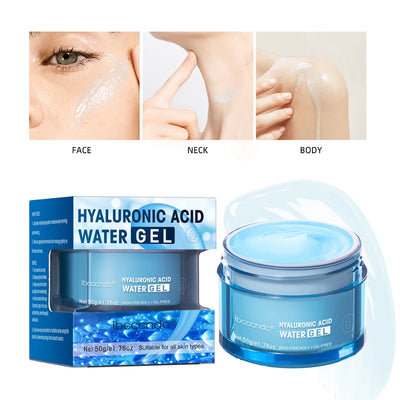 Hydro Boost Face Moisturizer with Hyaluronic Acid for Dry Skin Oil-Free and Non-Comedogenic Water Gel Face Lotion