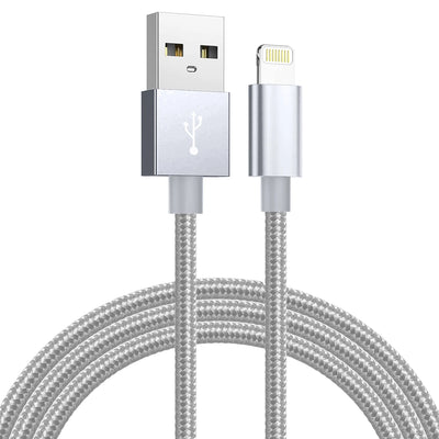 2.4A USB Cable For iPhone 13 12 11 14 Pro Max XR X XS Max 6S 6 7 8 Plus iPad iPhone Charger Fast Charging Cord Data Charger Wire