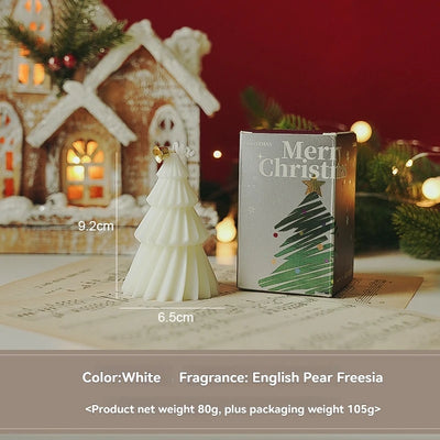 Handcrafted Christmas Tree Scented Candles | Creative Festive Ornament & Perfect Gift for Xmas Lovers | Premium Fragrant Decor