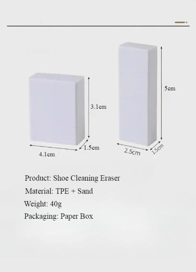 3/2/1PCS Shoe Cleaning Eraser Revitalize Your Sneakers with This Waterless Shoe Brush Household Cleaning Brush Eraser Tools