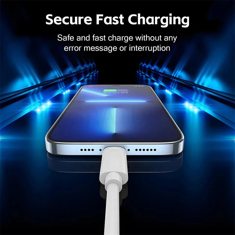 10 PCS Fast Charging USB Cable for iPhone 6,7,8 Plus X XR XS, 11 12 13 14 Pro & SE