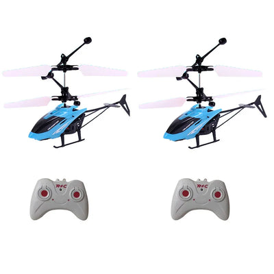 Remote Safe Fall-resistant RC Helicopters Drone Rechargeable Mini RC Drone Children Toys with Random Color Wings