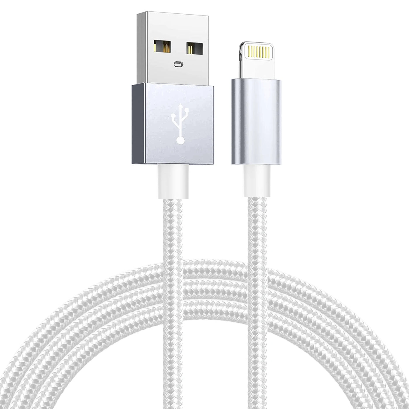 2.4A USB Cable For iPhone 13 12 11 14 Pro Max XR X XS Max 6S 6 7 8 Plus iPad iPhone Charger Fast Charging Cord Data Charger Wire