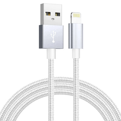 2.4A USB Cable For iPhone 13 12 11 14 Pro Max XR X XS Max 6S 6 7 8 Plus iPad iPhone Charger Fast Charging Cord Data Charger Wire